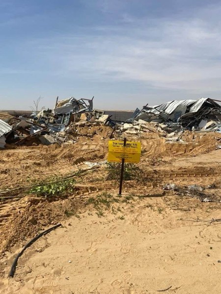 النقب: هدم منازل في بئر هداج رغم الاعتراف الرسمي