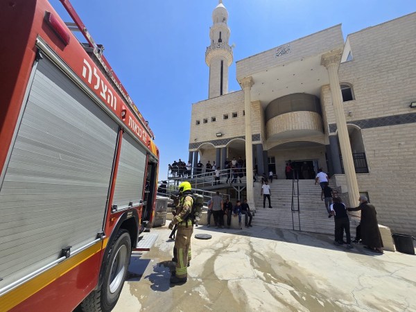 حريق في مسجد بقرية ترابين الصانع دون وقوع إصابات
