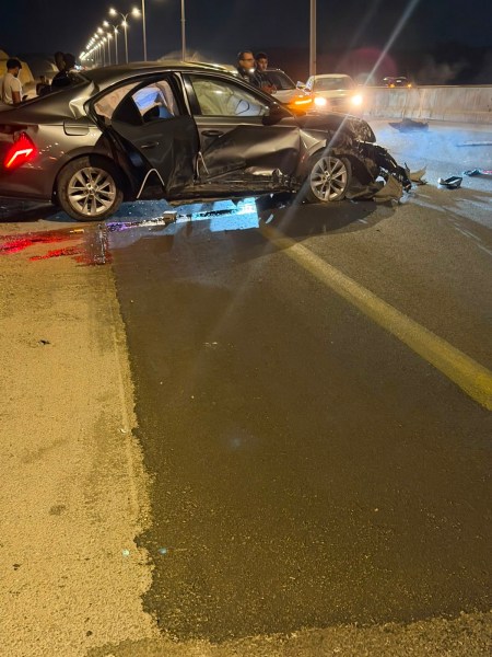 حادث سير خطير على شارع 40 بمفترق جورال