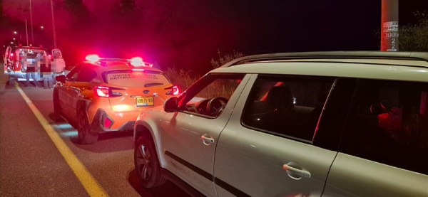 إصابة طفلة بجروح طفيفة بحادث سير بين مركبتين على طريق 1 قرب مفرق حَمَد